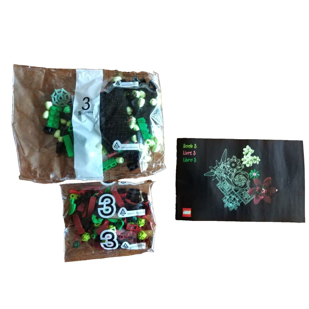 LEGO Icons 10309 Succulents - **Bag 3 Only** Red Echeveria, Ball Cactus, Burro's